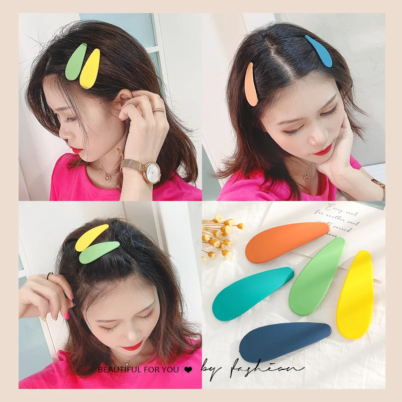 

Bang Clip BB Clip Korean Ins Internet Celebrity Shredded Hairpin Back Head Hairpin Female Headdress Clip Side Clip Girl