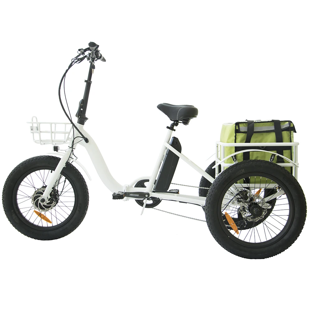 Eunorau 48V500W трехколесный складной трицикл
