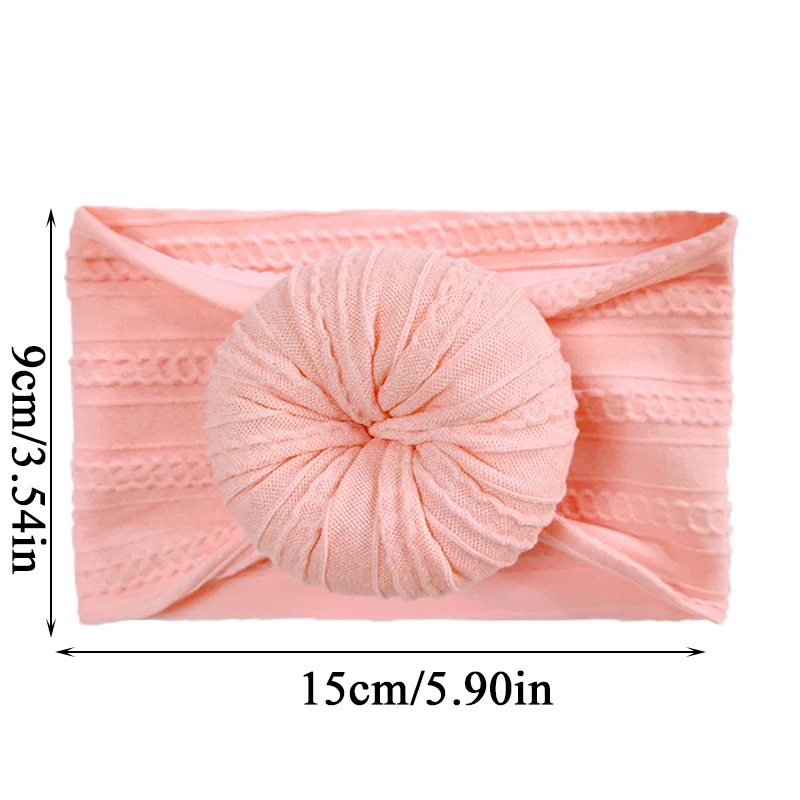 Пончики узел аксессуары для волос Детская повязка на голову широкие головные