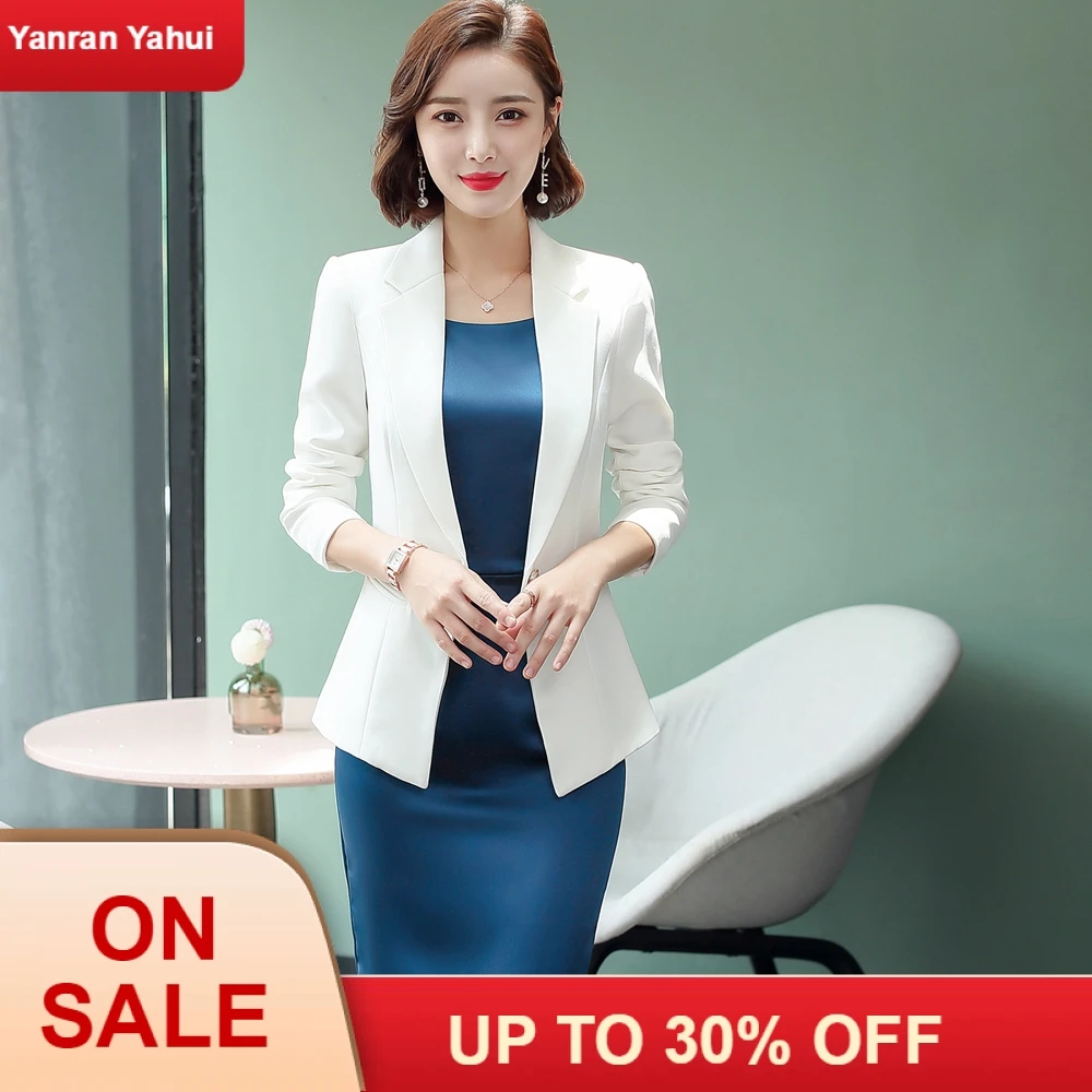 Женская офисная одежда платья для офиса из двух частей с длинными рукавами на