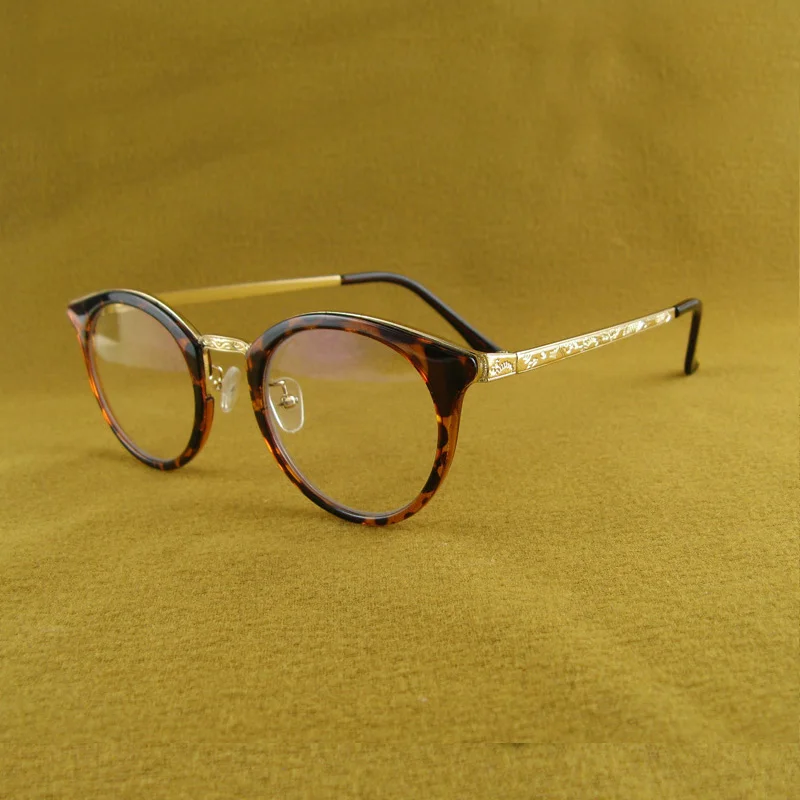 Чистая красная большая оправа леопардовые очки плоская световая декоративная