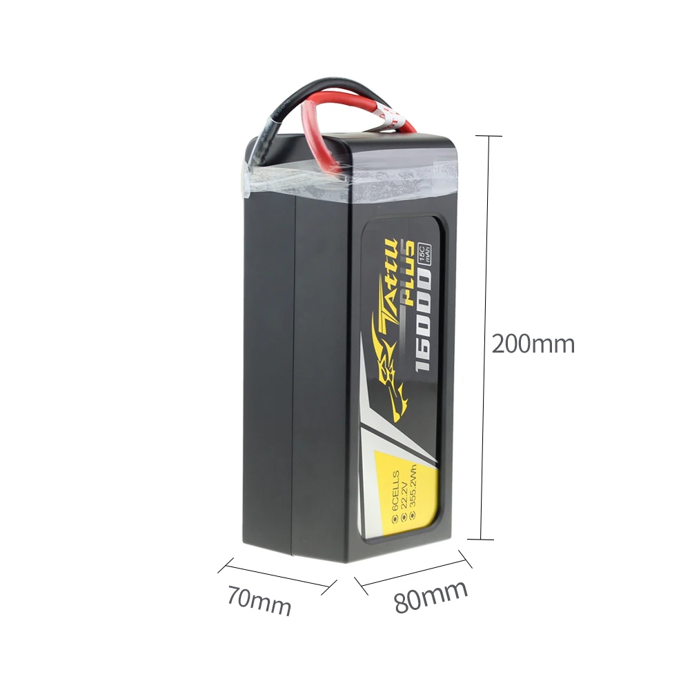 Tattu Plus 6S 22,2 V LiPo умный аккумулятор 4S 10000mah 12000mah 16000mah 22000mAh Plus 25C с разъемом AS150 XT150 для беспилотного летательного аппарата