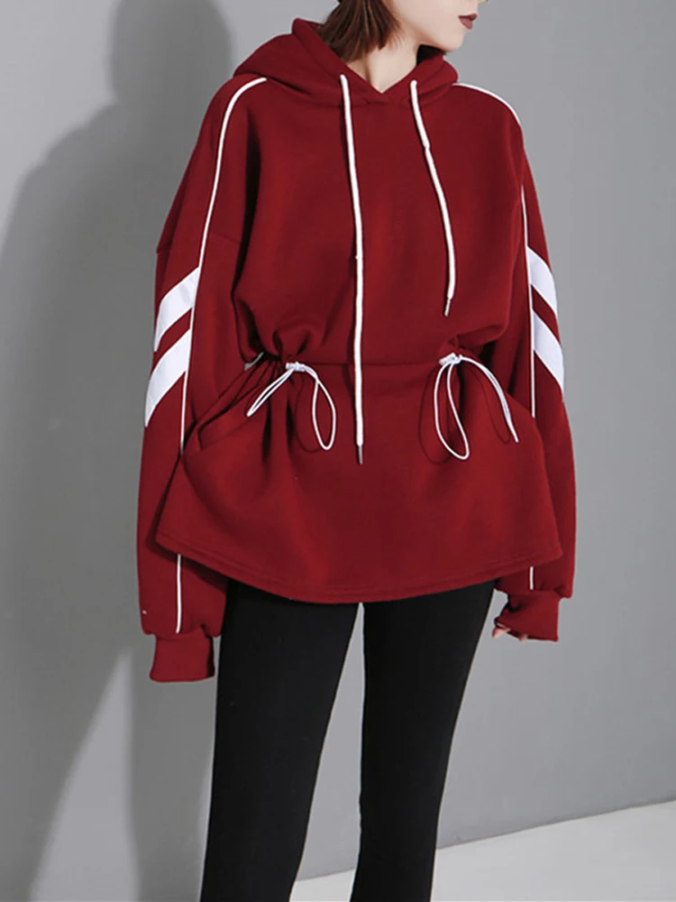 Осенняя и зимняя Корейская версия толстовки модные повседневные топы с круглым