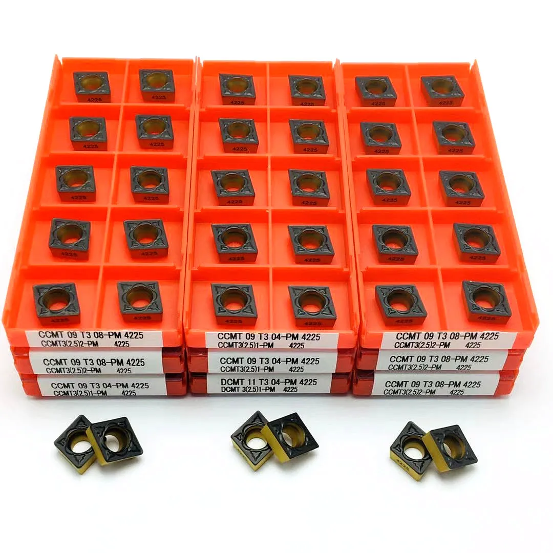 

CCMT09T304 PM 4225 CCMT09T308 PM 4225 internal turning tool carbide blade high quality turning tool original turning blade