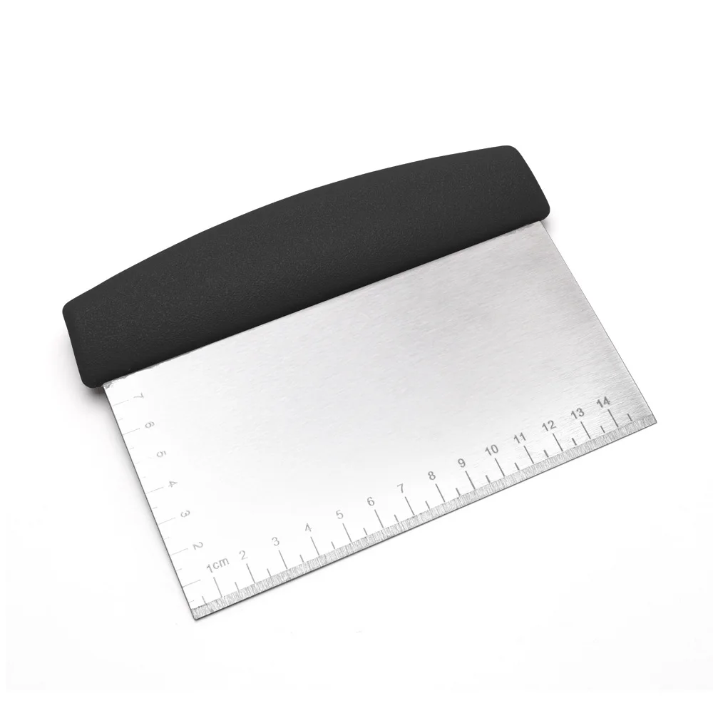 Нержавеющая сталь весы для выпечки резак портативный скребок муки нож теста