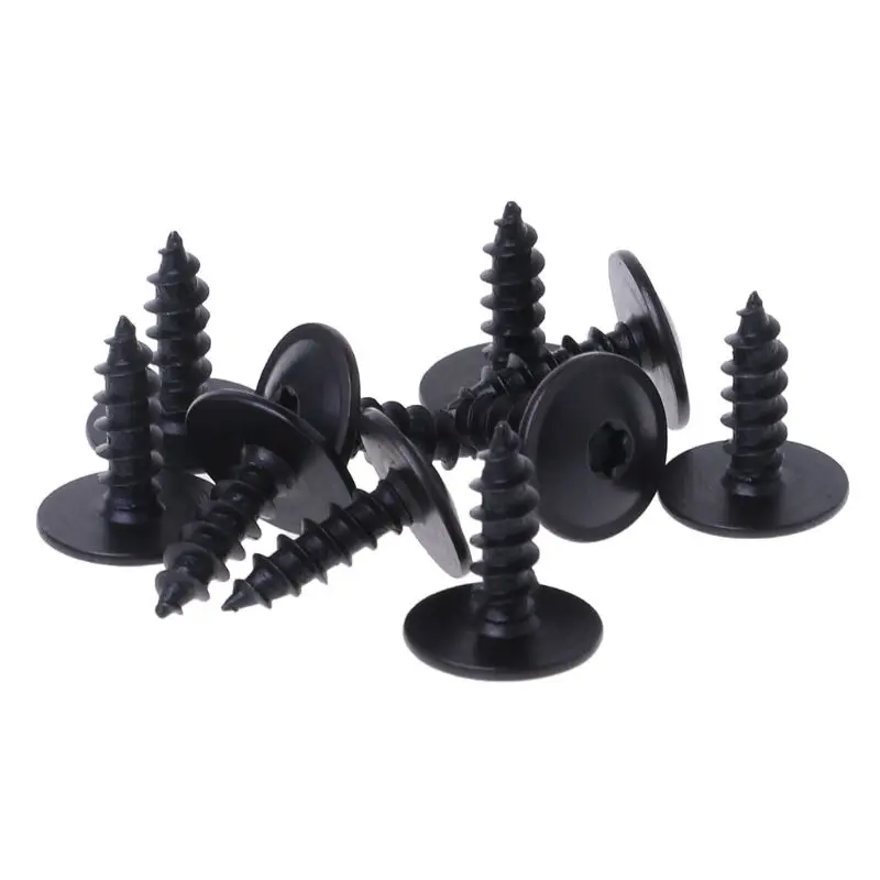 

10pcs Engine Cover Undertray Splashguard Wheel Arch Torx Screw For V.W Au.di 5x16mm Clips W91F