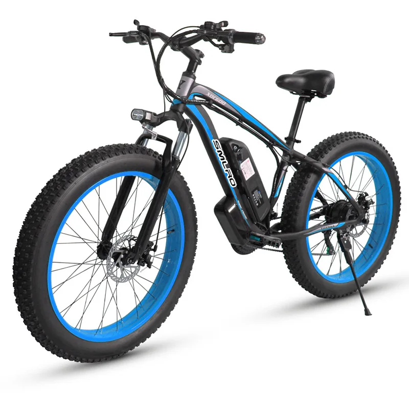 Kaufen Elektrische Fahrrad 1000W Motor Schnee Bike Elektro Fahrrad Ebike 48V15Ah Elektrische Fahrrad 26x 4,0 Fett Reifen E Bike SAMSUNG Lithium-Batterie