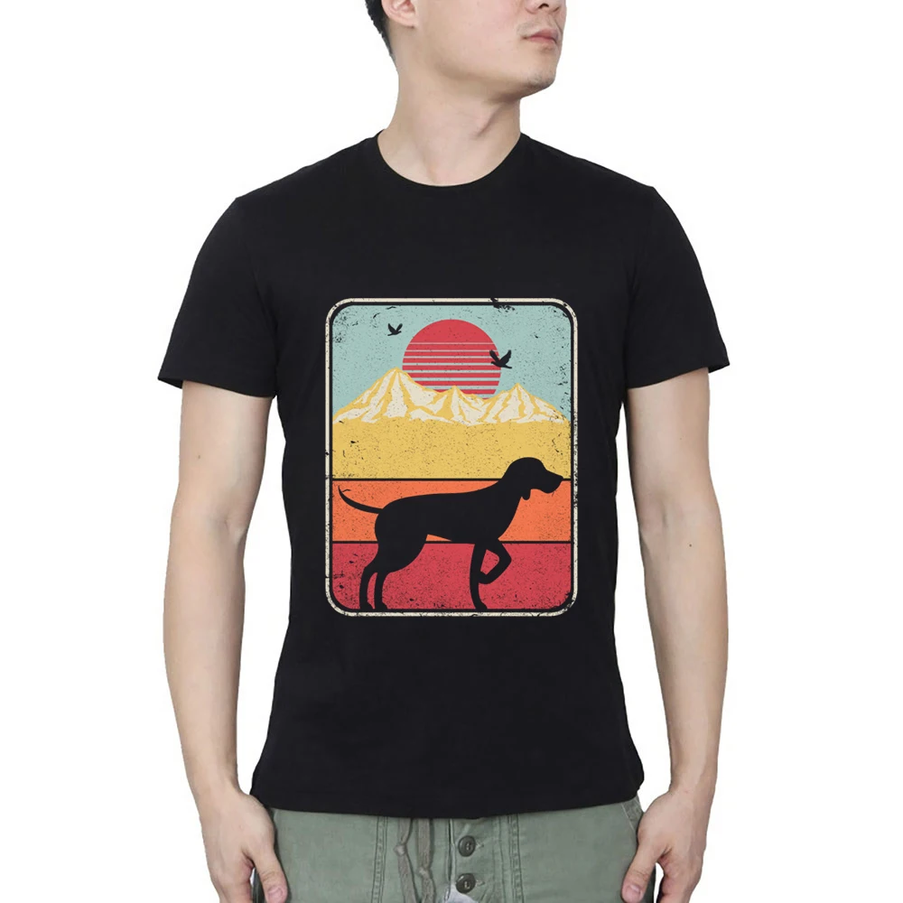 Немецкая винтажная Спортивная футболка унисекс с коротким вырезом и принтом