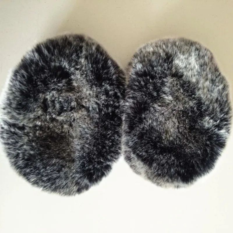 Microphone Windscreen for 3DIO HeadRec Recorders for 3DIO Free Space Binaural Mic Outdoor Fur for ASMR Dead Cat Furry Windshield