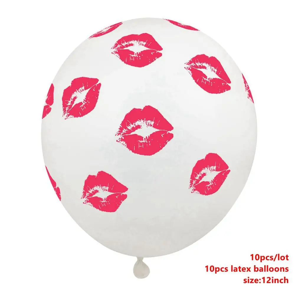 Love Balloosn 8 Taoup, 1 шт., сетчатая белая роза, корона, вуаль, свадебные сувениры и подарки, принадлежности для вечеринки-девичника, для невесты - Цвет: Love Balloosn 8