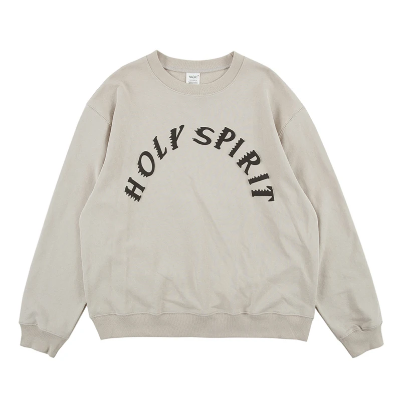 

Kanye West Holy Spirit O Neck Hoodeis Men and Women Streetwear Loose Casual Sweatshirt Harajuku Oversize Terry Pullover Hoody