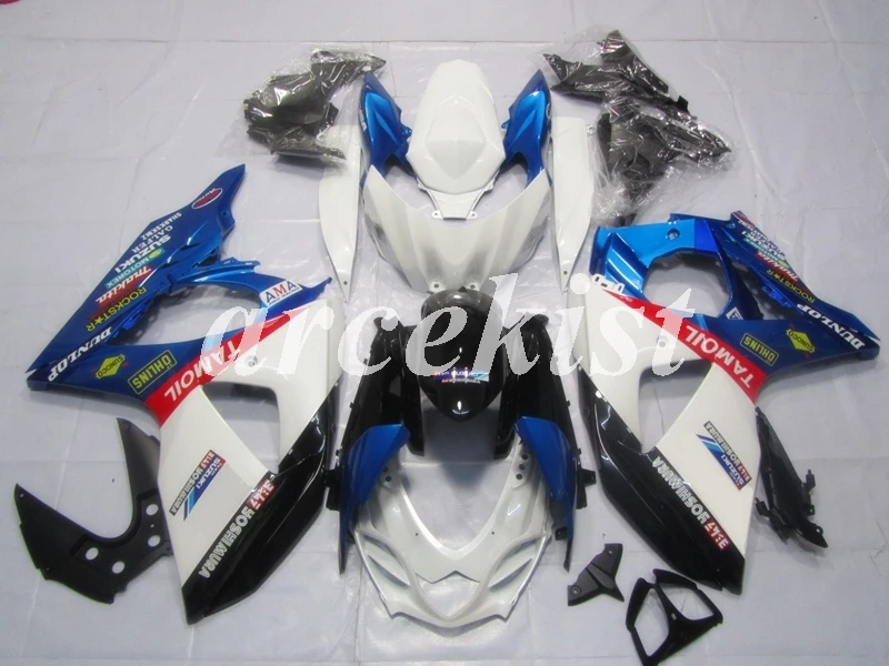 

Новый комплект обтекателей из АБС-пластика подходит для suzuki GSX-R1000 K9 2009 2010 2011 2012 2013 2014 2015 2016 09 10 11 12 13 14 15 16 корпус белый