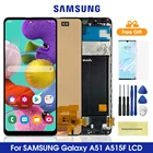 Super AMOLED A51 LCD Samsung Galaxy A51 A515 A515FNDS A515F ЖК-дисплей + сенсорный экран дигитайзер в сборе Замена