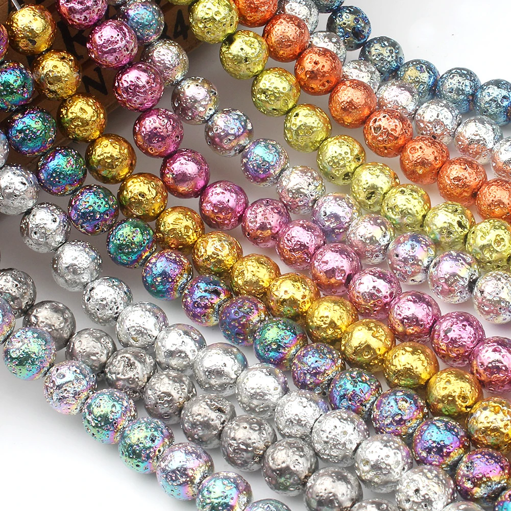 Бусины Из Натурального минерального многокрасочный гематит бусины из