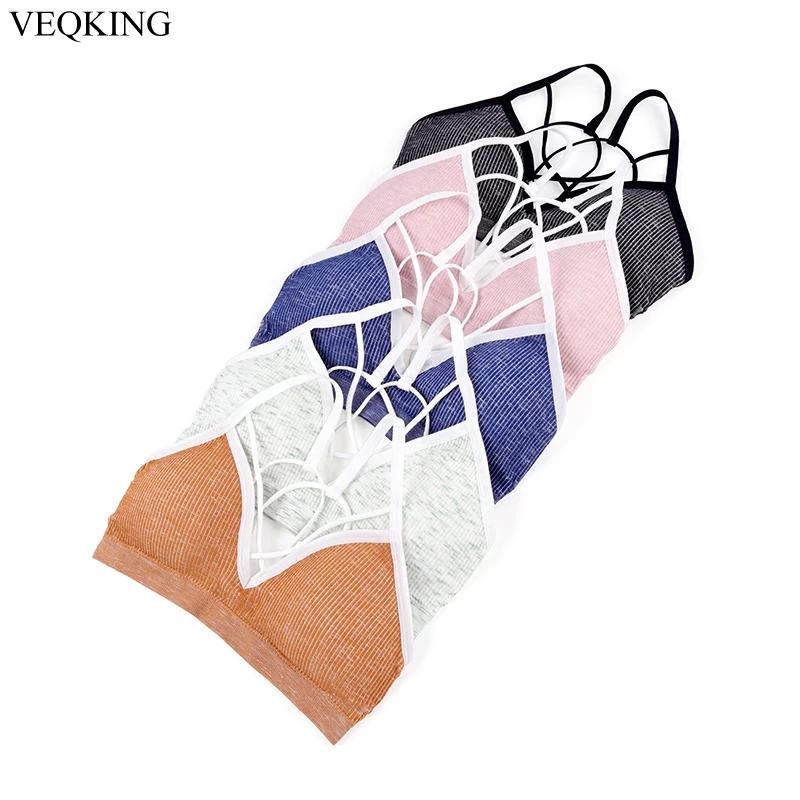 Спортивный бюстгальтер VEQKING для фитнеса женский бега и йоги бесшовный спортивный