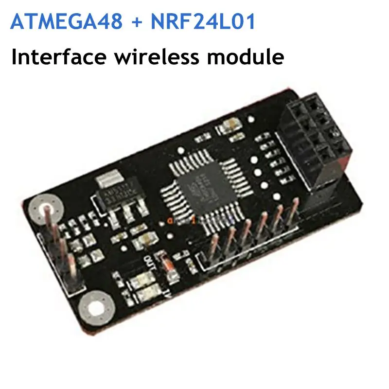 

Плата адаптера для гнезда NRF24L01 плата ATMEGA48 беспроводной защитный модуль SPI к интерфейсу IIC I2C TWI