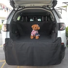 Автомобильное покрытие для заднего сиденья домашних животных, водонепроницаемый коврик в багажник, Брезентовая ткань Оксфорд, для собак и кошек, автомобильное заднее защитное одеяло