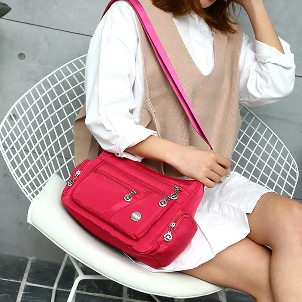 Новые женские сумки-мессенджеры 35 # для женщин водонепроницаемая нейлоновая