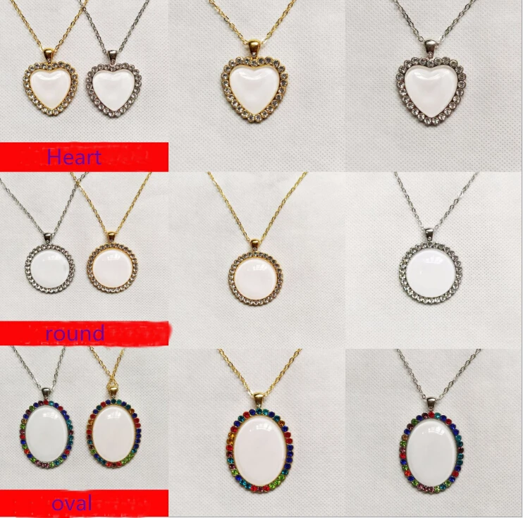 Женское Ожерелье с сублимационной печатью 10 шт./лот|Материалы для 3D-печати| |