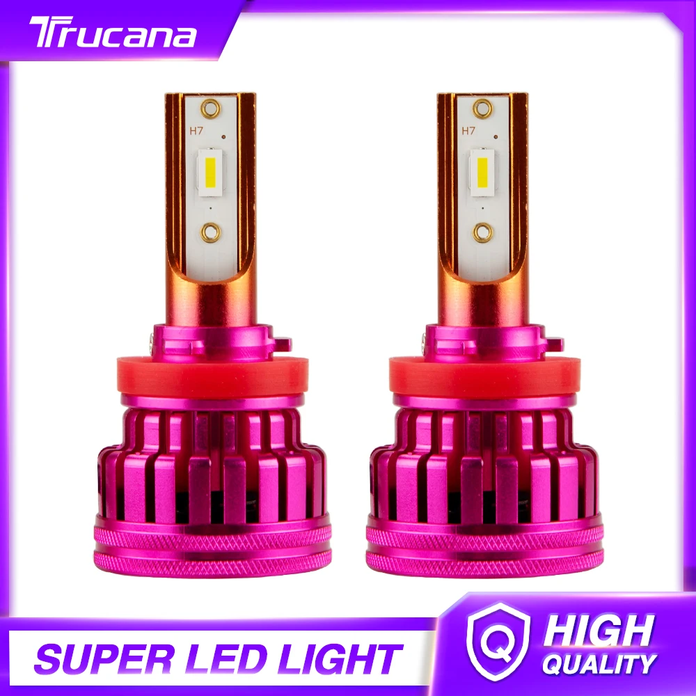 Светодиодсветильник лампа Canbus H11 H3 высокой мощности, 70 Вт, 6500 лм, К, 12 В