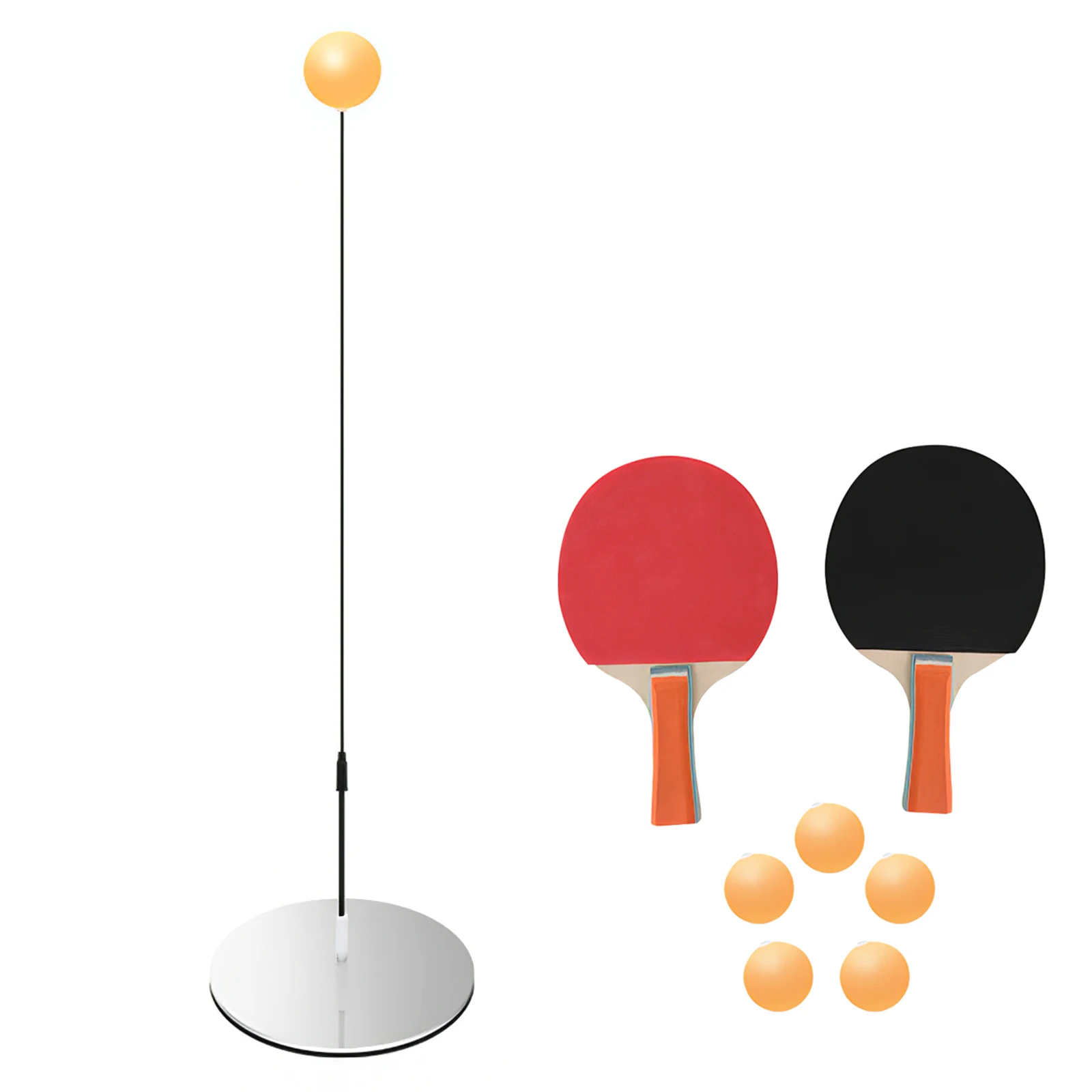 

Portable Table Tennis Trainer Elastic Shaft Table Tennis With Elastic Soft Shaft Sports For Adults And Kids Indoor Outdoor Play