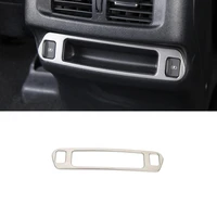 for nissan navara 2017 2018 2019 2020 stainless silvery car rear charging usb interface frame cover trim car styling accessories