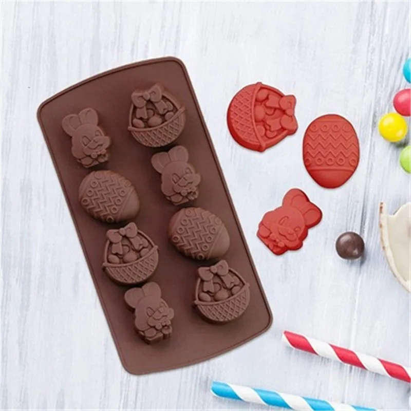 8 силиконовая форма с отверстиями DIY шоколадные кухонные принадлежности