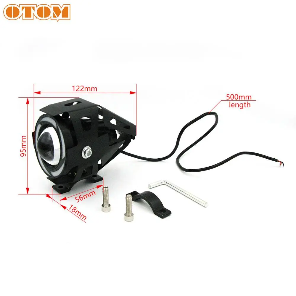OTOM новый мотоцикл U7 светодиодный противотуманный фонарь для вождения рабочий