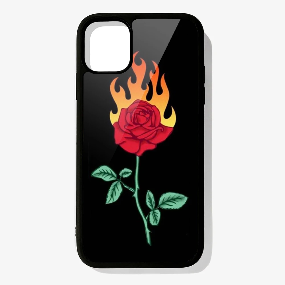 

Phone Case For IPhone 12 Mini 11 Pro XS Max X XR 6 7 8 Plus SE20 High Quality TPU Silicon Cover Burning Love