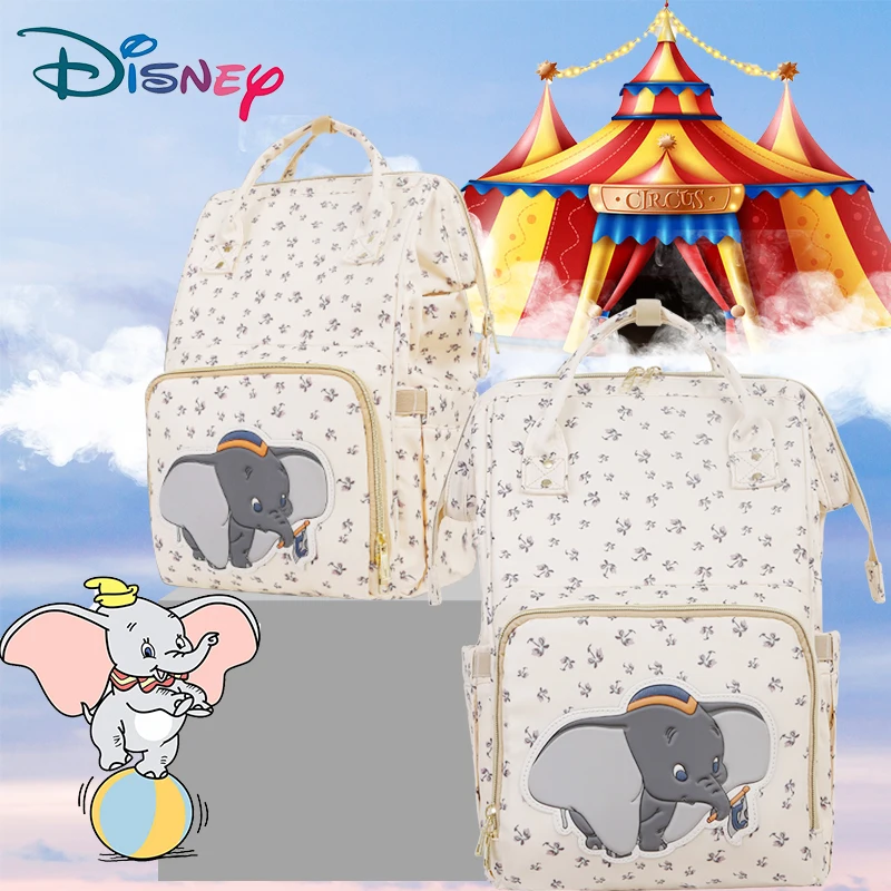 

Сумки для подгузников Disney с Микки и Минни, рюкзак с USB, Вместительная дорожная сумка для мамы, многофункциональная сумка для детской коляски