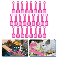 25pcs cat litter scoops household litter shovels hollow out filter scoops