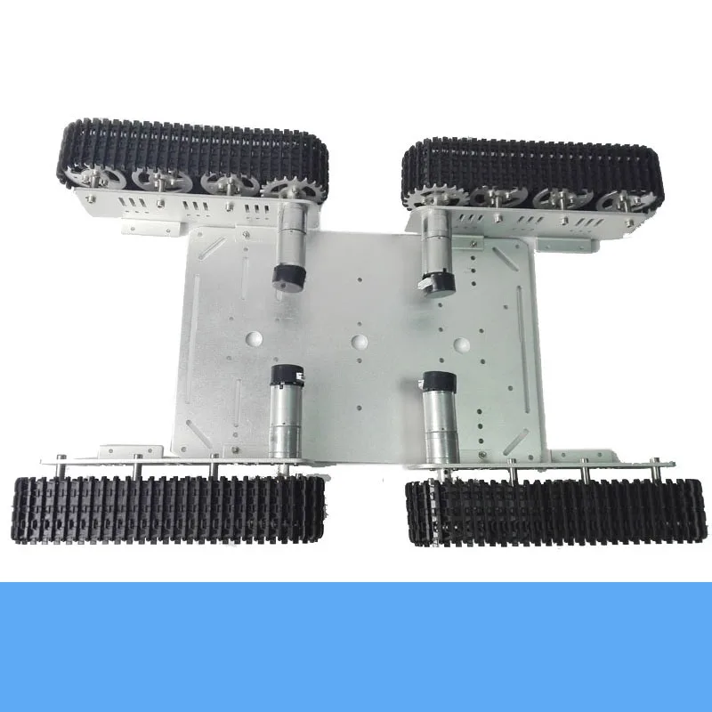 DIY большой T600 4WD металлический умный гусеничный Радиоуправляемый Танк шасси