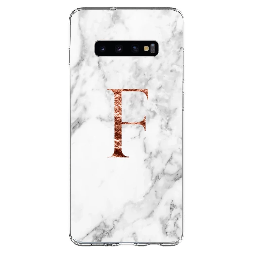 Силиконовый ТПУ чехол для samsung Galaxy Note9 S6 S7 S8 S9 S10 Plus M10 M20 S7Edge пользовательское имя