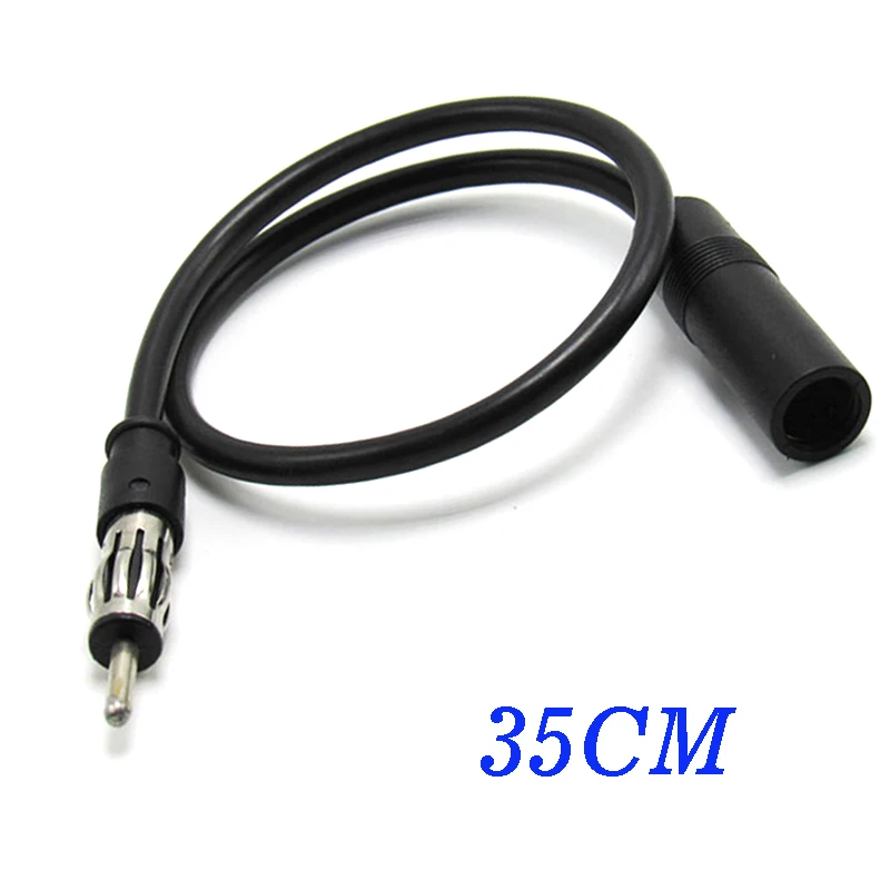 Удлинительный кабель для антенны автомобиля AM/FM радио адаптер 35 см м/F разъем в
