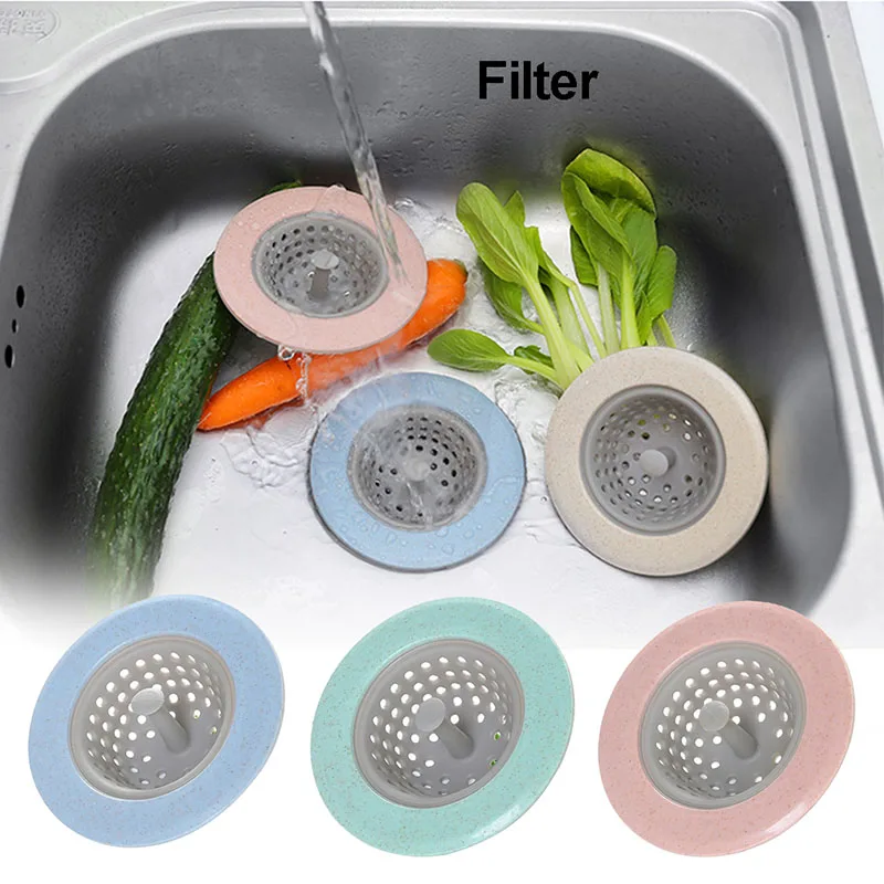 Силиконовый Фильтр для кухонной раковины Сливная крышка ванной комнаты стопор