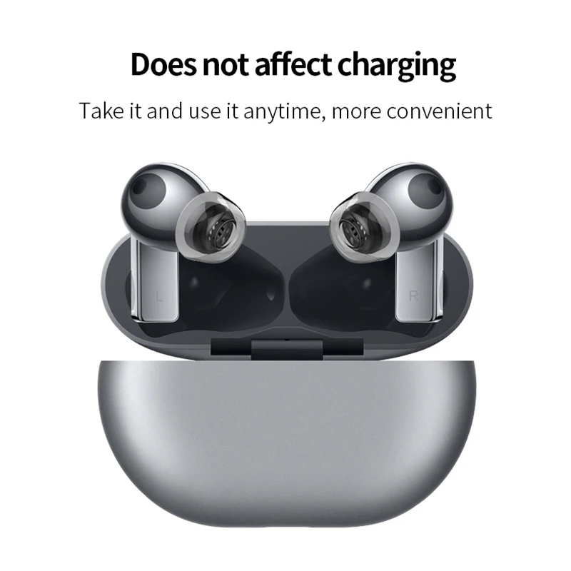 Латексные насадки для наушников HUAWEI Freebuds Pro True Wireless VIVO TWS 2 противоскользящие