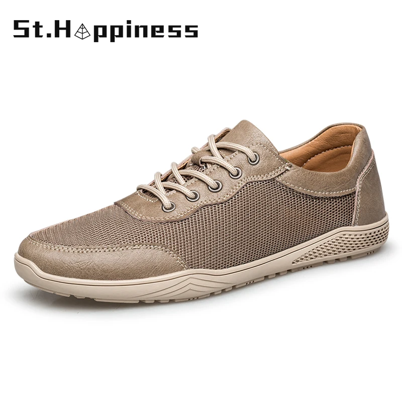 

2021 New Summer Men's Mesh Casual Shoes Fashion Loafers Lightweight Driving Shoess Outdoor Non-Slip Walking Shoes Large Size