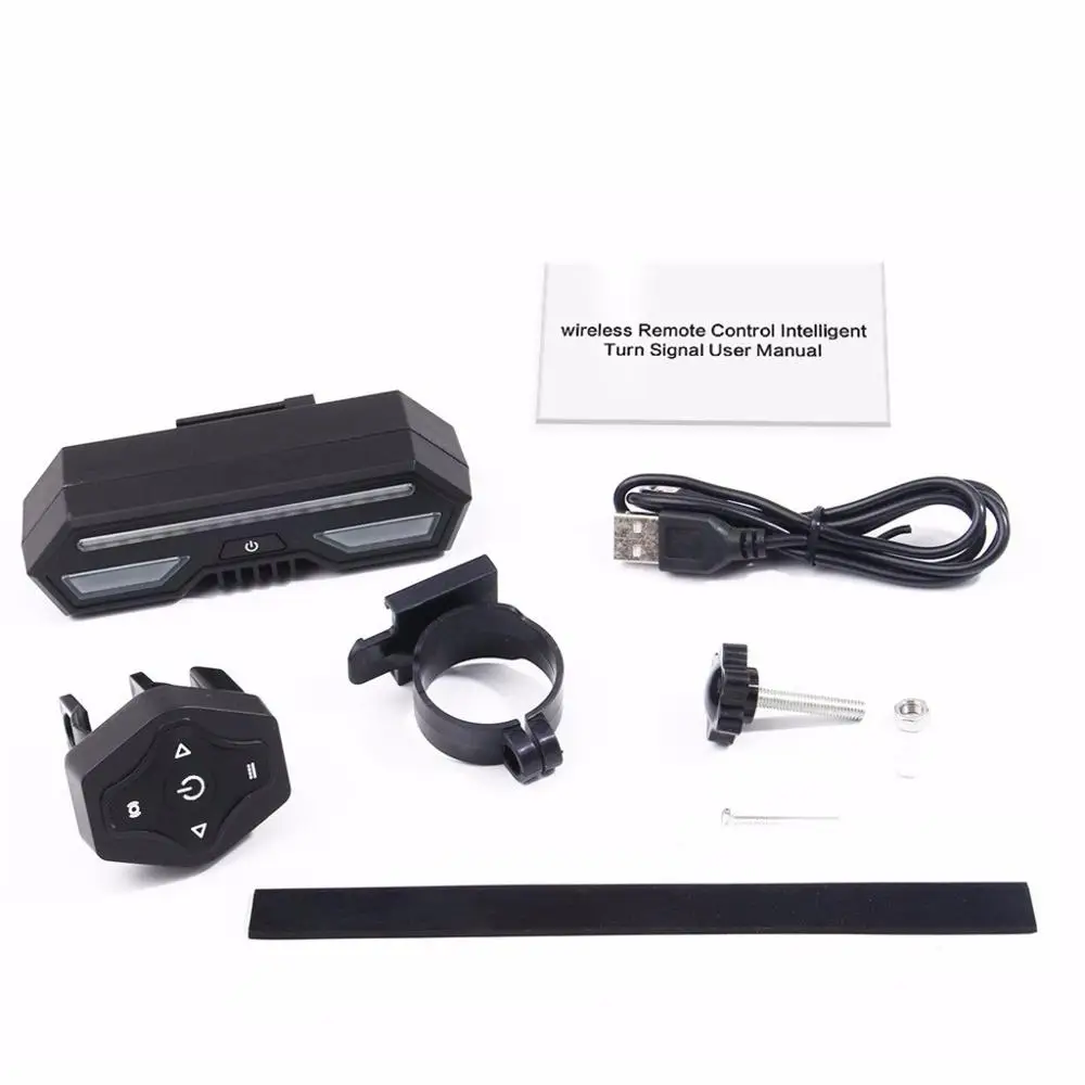 

NEW Bicycle turn signal Bike Light Waterproof USB Rechargeable Ultra Bright Bike Tail Light Rear Safety Indicator light, Remote