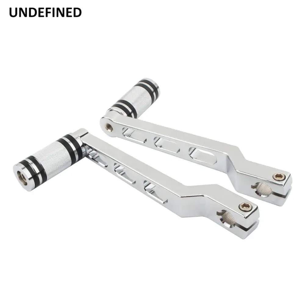 Хром мотоцикла рычаг переключения для носка пятки с накатанной головкой колышек