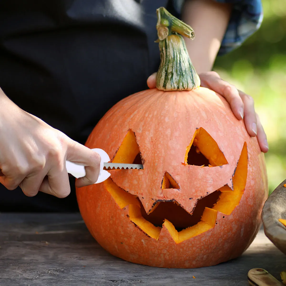 1 комплект портативный нож для резьбы тыквенная лампа инструменты любителей