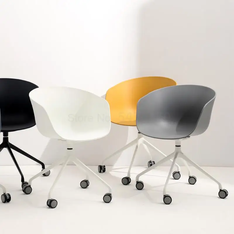 Скандинавский компьютерный стул вращающийся Вращающийся для дома