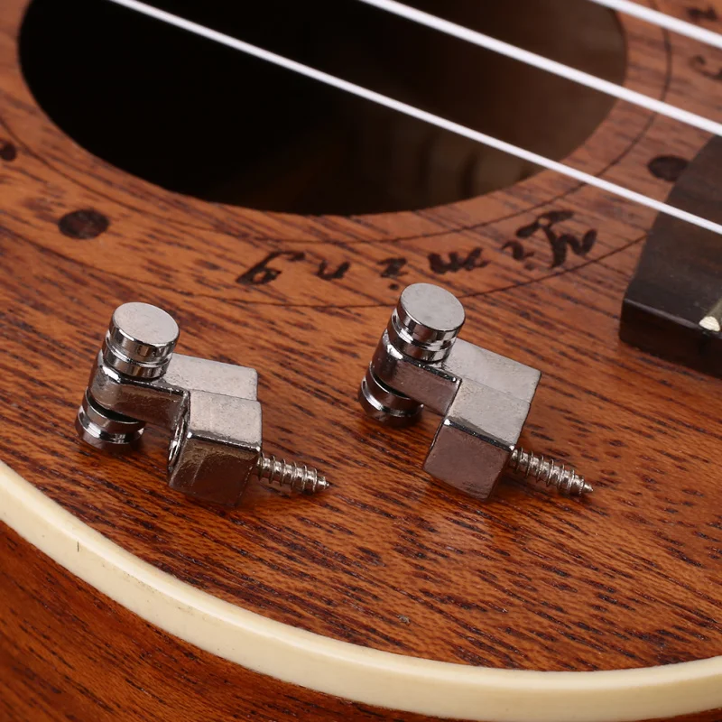 

2Pcs Useful Electric Guitars Roller String Trees Retainer Alloy Accessories Kits