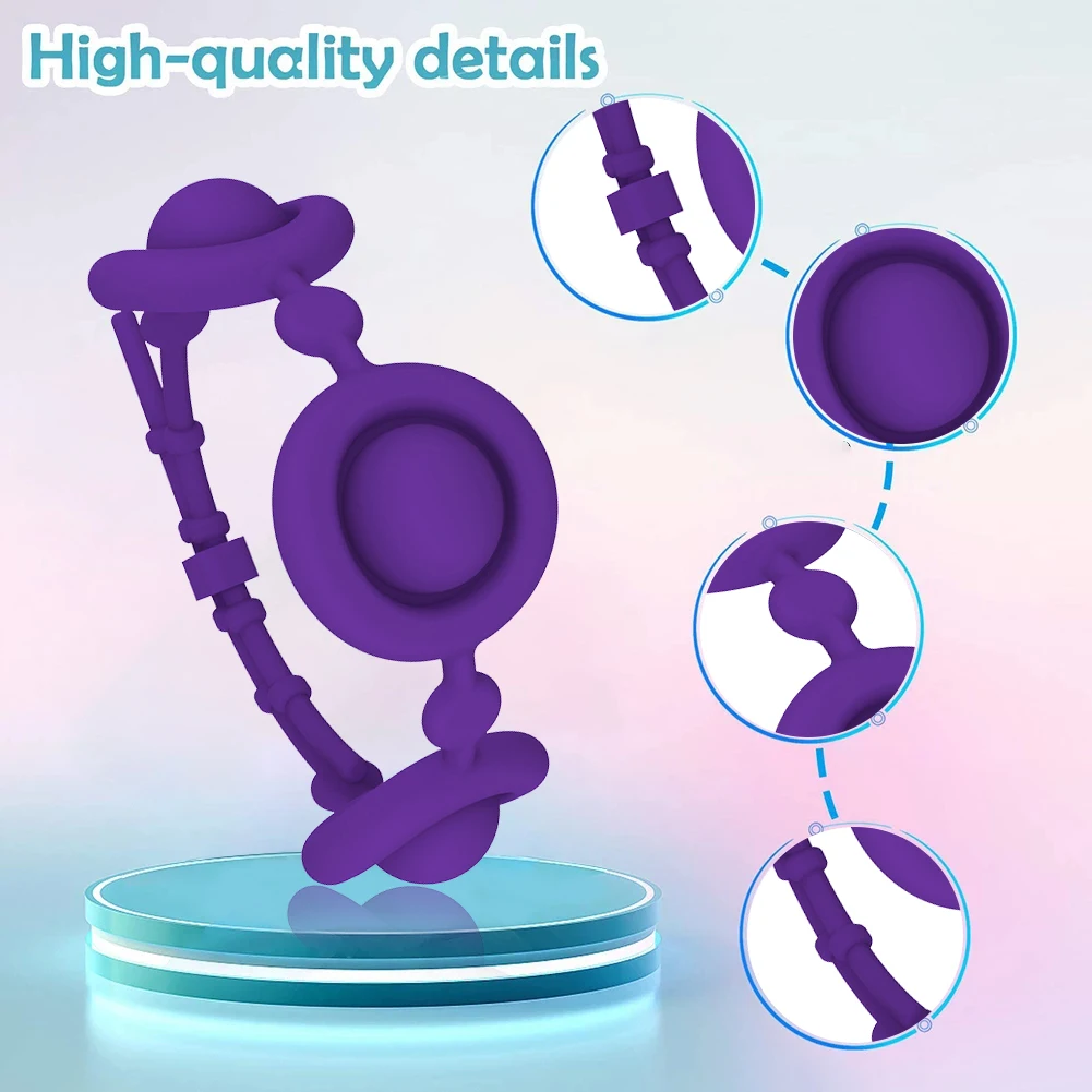 

Sensory Toy Autism Special Stress Adult Silicone Push Bubble Bracelet Autism Toy Children Early Educational Tool