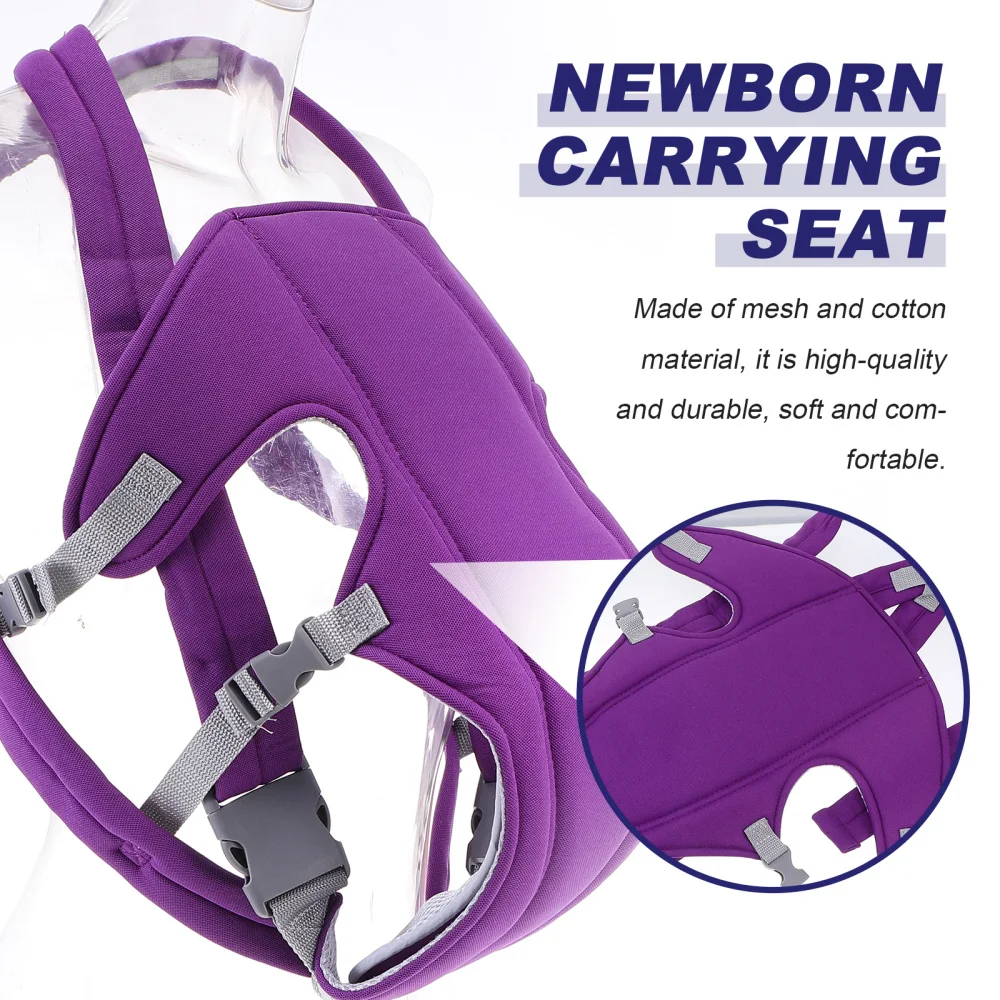 

Baby Carrier with Adjustable Strap Breathable Mesh Infant Front and Back Carrier