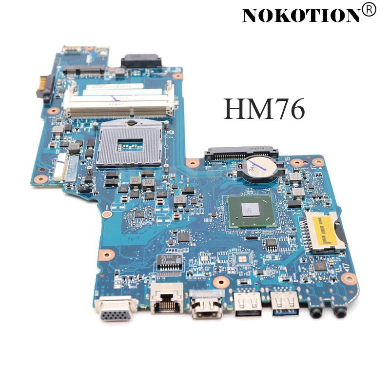 Основная плата для TOSHIBA Satellite C850 L850 Материнская ноутбука HM76 GMA HD4000 DDR3 H000038380