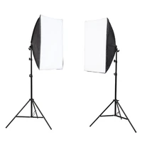 softbox lighting kits 50x70cm with e27 bulbs photography accessories photographic equipment photo studio soft box