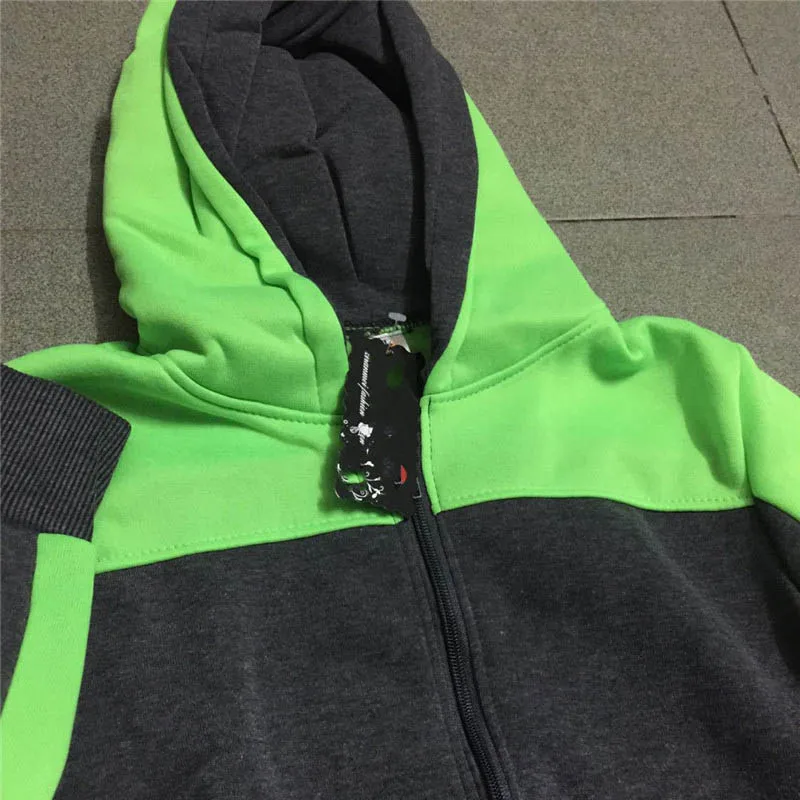 Женский спортивный костюм модный лоскутный хлопковая повседневная спортивная