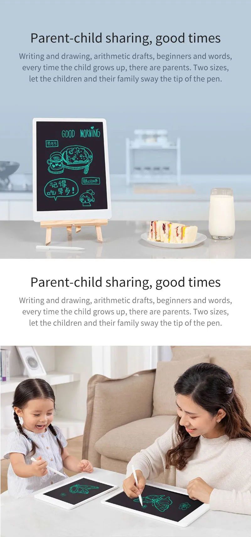 Xiaomi Mijia дети ЖК HanWriting маленькая доска для письма планшет с ручкой цифровой рисунок электронный Imagine Pad 10/13. 5 дюймов