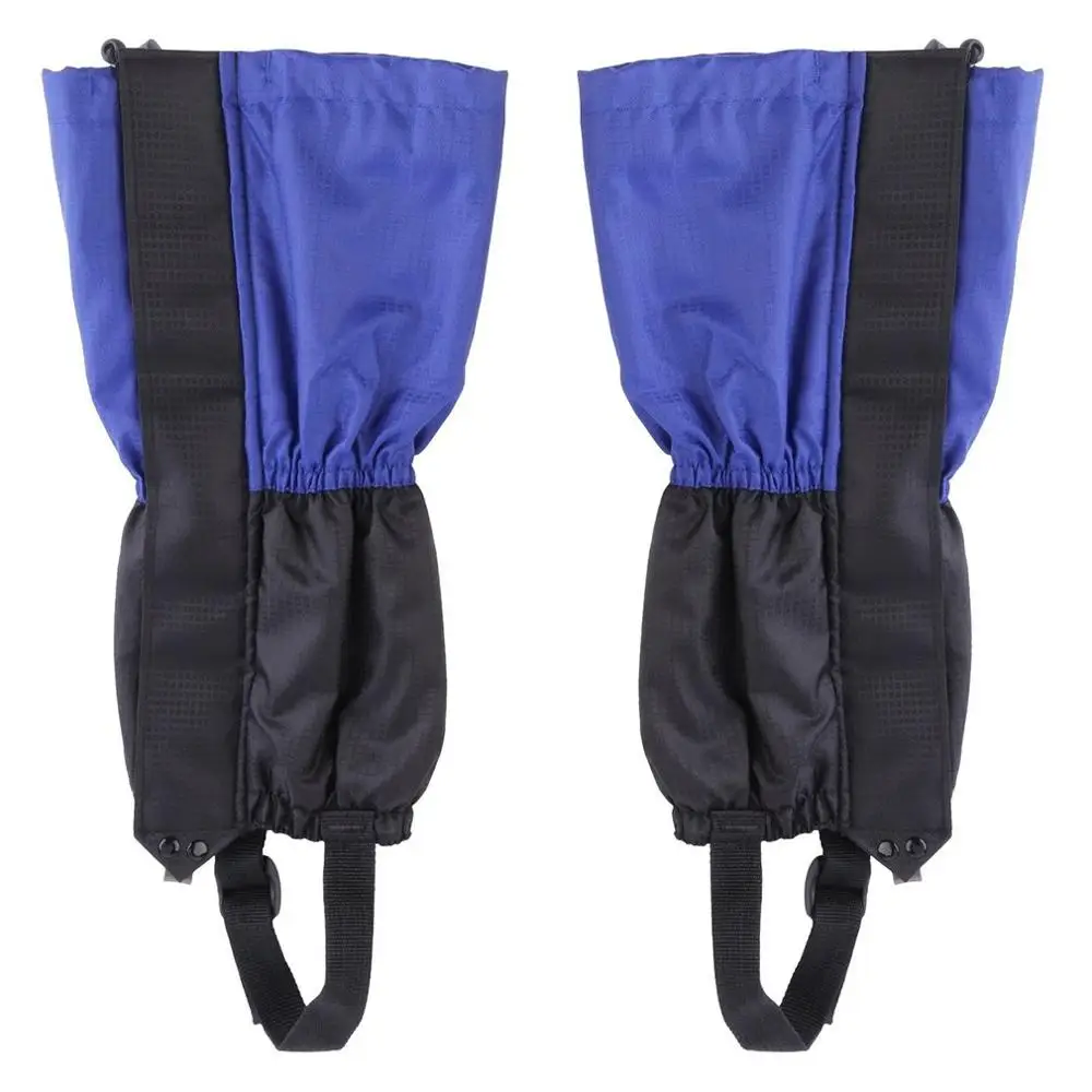 Black blue 1 пара Bluefield Детские водонепроницаемые дышащие гетры наружная Защитная ножка ноги крышка гетры для катания на лыжах Пешие прогулки - Цвет: Black blue