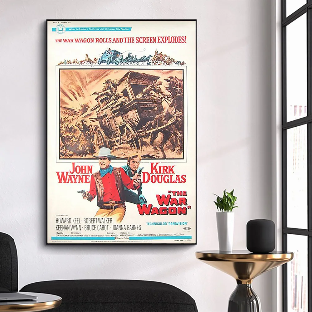 WM3036 The War Wagon Wonderful Classic Movie HD Silk Fabric Poster Art Decor Indoor Painting Gift